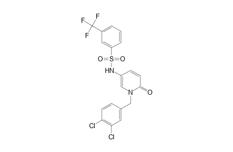 N-[1-(3,4-DICHLOROBENZYL)-1,6-DIHYDRO-6-OXO-3-PYRIDYL]-alpha,alpha,alpha-TRIFLUORO-m-TOLUENESULFONAMIDE