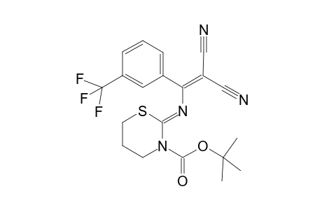 t-Butyl 2-[2',2'-dicyano-1'-(3''-trifluoromethylphenyl)vinylimino]-3,4,5,6-tetrahydro-1,3-thiazine-3-carboxylate