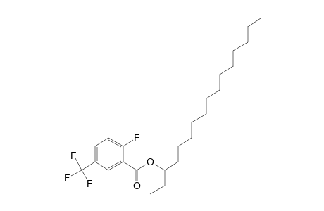 2-Fluoro-5-trifluoromethylbenzoic acid, 3-hexadecyl ester