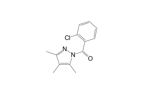 (2-chlorophenyl)(3,4,5-trimethyl-1H-pyrazol-1-yl)methanone