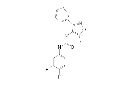 1-(3,4-difluorophenyl)-3-(5-methyl-3-phenyl-4-isoxazolyl)urea