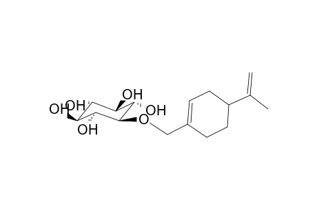 6-(4-Isopropenyl-cyclohex-1-enylmethoxy)-cyclohexane-1,2,3,4,5-pentaol