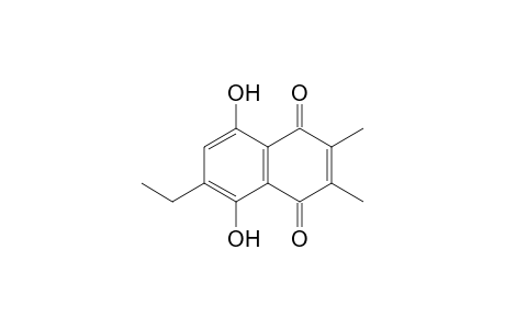 6-Ethyl-5,8-dihydroxy-2,3-dimethyl-1,4-dihydronaphthalene-1,4-dione