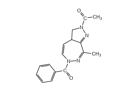 2-acetyl-6-benzoyl-8-methyl-2,3,3a,6-tetrahydropyrazolo[3,4-d][1,2]diazepine