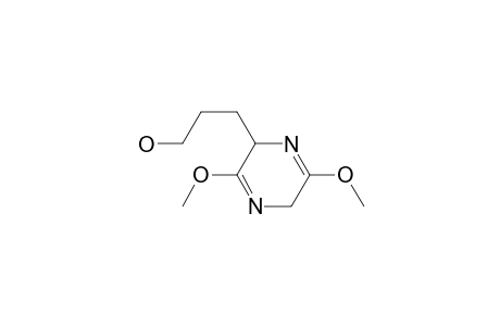 Pyrazinepropanol, 2,5-dihydro-3,6-dimethoxy-, (.+-.)-