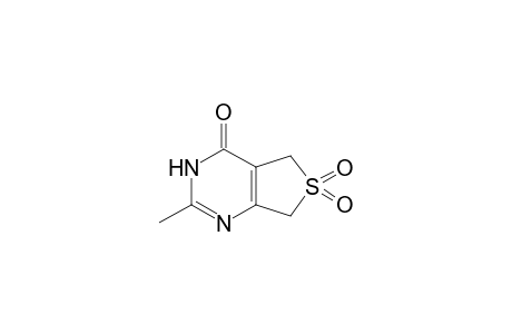 2-Methyl-6,6-bis(oxidanylidene)-5,7-dihydro-1H-thieno[3,4-d]pyrimidin-4-one