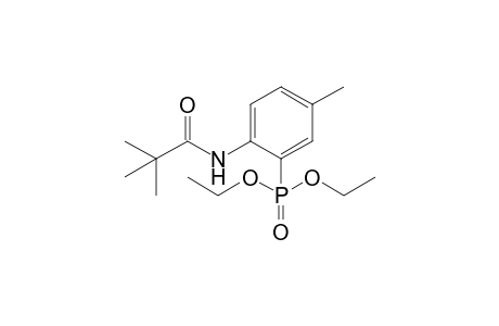 N-(2-diethoxyphosphoryl-4-methyl-phenyl)-2,2-dimethyl-propionamide