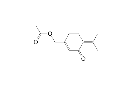 2-Cyclohexen-1-one, 3-[(acetyloxy)methyl]-6-(1-methylethylidene)-