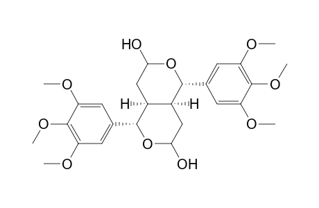 2,7-Bis(3,4,5-trimethoxyphenyl)-3,8-dioxobicyclo[4.4.0]decane-4,9-diol