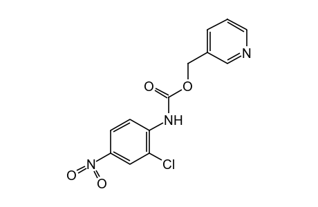 2-chloro-4-nitrocarbanilic acid, (3-pyridyl)methyl ester