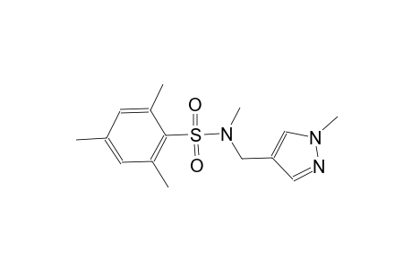 N,2,4,6-tetramethyl-N-[(1-methyl-1H-pyrazol-4-yl)methyl]benzenesulfonamide