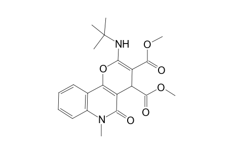 Dimethyl 2-(tert-butylamino)-6-methyl-5-oxo-5,6-dihydro-4Hpyrano[3,2-c]quinoline-3,4-dicarboxylate