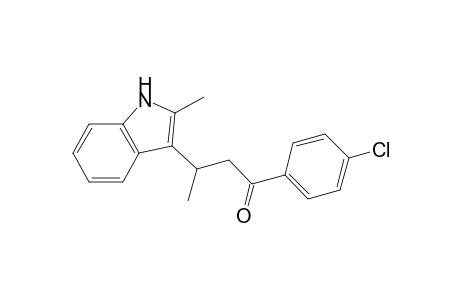 1-(4-Chlorophenyl)-3-(2-methyl-1H-indol-3-yl)-1-butanone