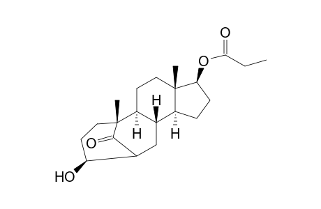 3,6-CYCLO-4-NOR-3,5-SECOANDROSTANE-3.BETA.,17.BETA.-DIOL-5-ONE(17.BETA.-PROPIONATE)