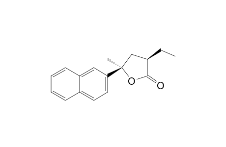 cis-.alpha.-Ethyl-.gamma.-methyl-.gamma.-(2-naphthyl)-.gamma.-butyrolactone