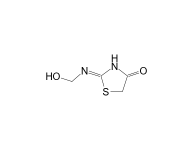 2Z)-2-([(Z)-Hydroxymethyl]imino)-1,3-thiazolidin-4-one - Optional 