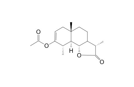 3.beta.-Acetoxy-5.alpha.H,4,6,11.beta.H-eudesm-2-en-12,6-olide