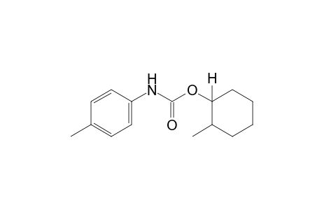 p-methylcarbanilic acid, 2-methylcyclohexyl ester