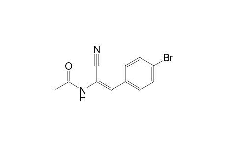 N-[(E)-2-(4-bromophenyl)-1-cyano-ethenyl]ethanamide