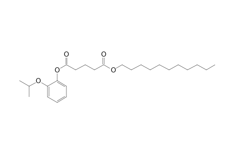 Glutaric acid, 2-isopropoxyphenyl undecyl ester