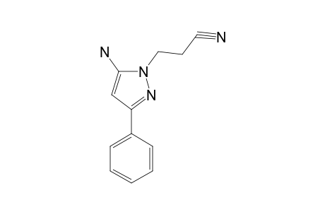 5-amino-3-phenylpyrazole-1-propionitrile