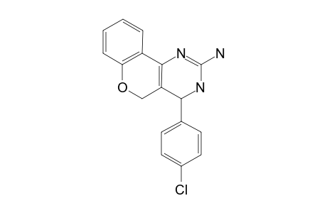 2-Amino-4-(4-chlorophenyl)-3,4-dihydro-(5H)-[1]benzopyrano[4,3-c]pyrimidine