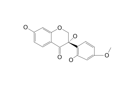 (3R)-4'-METHOXY-2',3,7-TRIHYDROXYISOFLAVANONE