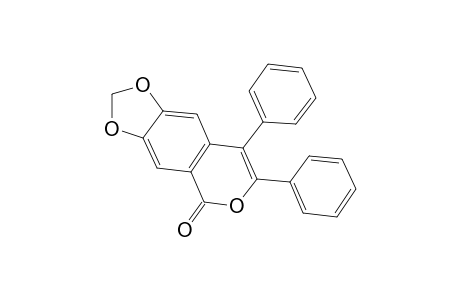 7,8-diphenyl-5H-1,3-dioxolo[4,5-g][2]benzopyran-5-one