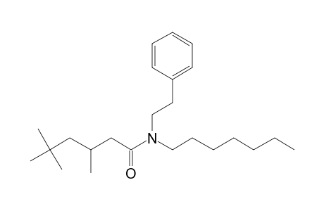 3,5,5-Trimethylhexanamide, N-(2-phenylethyl)-N-heptyl-