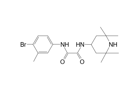 N'-(4-bromanyl-3-methyl-phenyl)-N-(2,2,6,6-tetramethylpiperidin-4-yl)ethanediamide