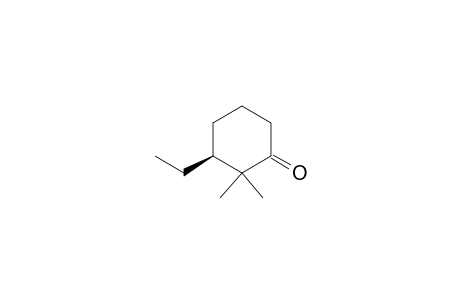 (+)-(3S)-3-ETHYL-2,2-DIMETHYLCYClOHEXAN-1-ONE