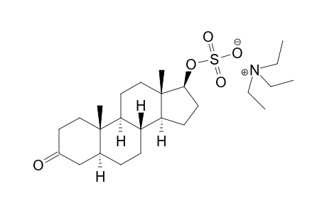 5-Androstan-17BETA-ol-3-one sulfate triethylammonium salt