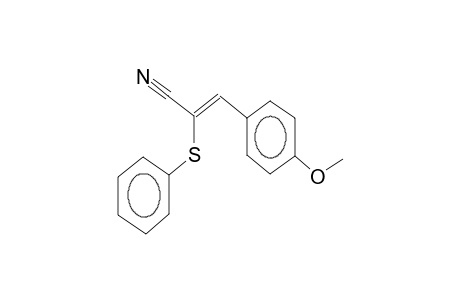 alpha-phenylthio-beta(4-methoxyphenyl)acrylonitrile