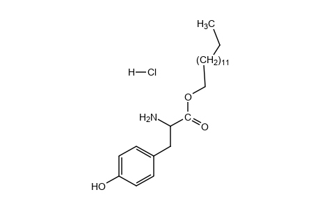 tyrosine, tetradecyl ester, hydrochloride