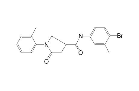 Pyrrolidin-3-carboxamide, N-(4-bromo-3-methylphenyl)-1-(2-methylphenyl)-5-oxo-