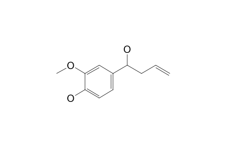 4-(1-Hydroxybut-3-enyl)-2-methoxyphenol