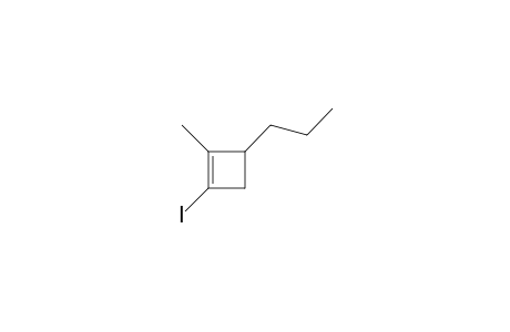 1-Iodo-2-methyl-3-propylcyclobut-1-ene