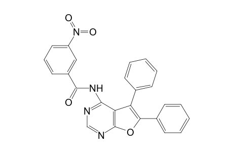 N-(5,6-Diphenylfuro[2,3-d]pyrimidin-4-yl)-3-nitrobenzamide