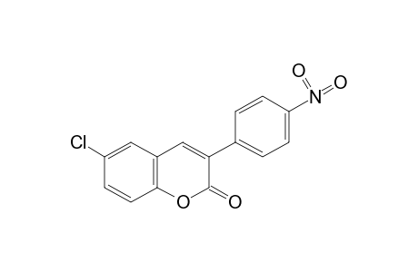 6-Chloro-3-(p-nitrophenyl)coumarin