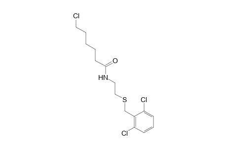 6-chloro-N-{2-[(2,6-dichlorobenzyl)thio]ethyl}hexanamide