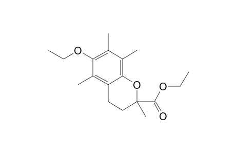 6-Ethoxy-2,5,7,8-tetramethylchroman-2-carboxylic acid, ethyl ester