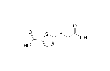 5-(carboxymethylsulfanyl)thiophene-2-carboxylic acid