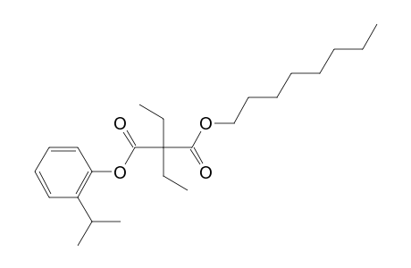 Diethylmalonic acid, 2-isopropylphenyl octyl ester