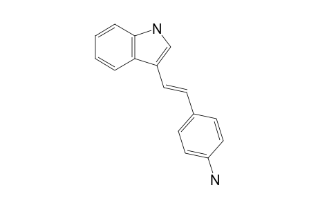 3-[2-(4-Aminophenyl)ethenyl]indole