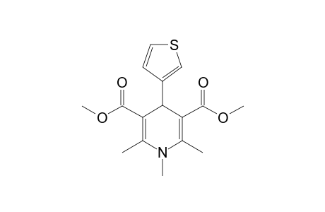 Dimethyl 1,2,6-trimethyl-4-(3-thienyl)-1,4-dihydro-3,5-pyridinedicarboxylate