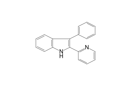 1H-Indole, 3-phenyl-2-(2'-pyridyl)-