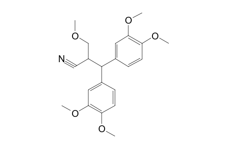 3,3-bis(3,4-dimethoxyphenyl)-2-(methoxymethyl)propionitrile