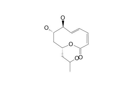 PHOMOLIDE-F;(3Z*,5E*,7S*,8S*,10R*)-7,8-DIHYDROXY-10-(2-HYDROXYPROPYL)-7,8,9,10-TETRAHYDRO-2H-OXECIN-2-ONE