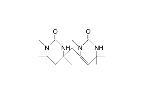 1,6,6-Trimethyl-4-[(1,4,6,6-tetramethyl-2-oxo-perhydro-pyrimidin-4-yl)-methyl]-3,6-dihydro-pyrimidin-2-one