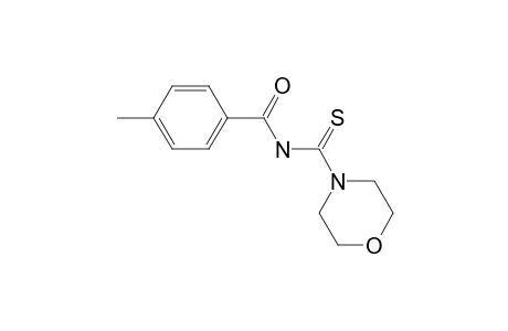 4-Methyl-N-(morpholin-4-ylmethanethioyl)benzamide